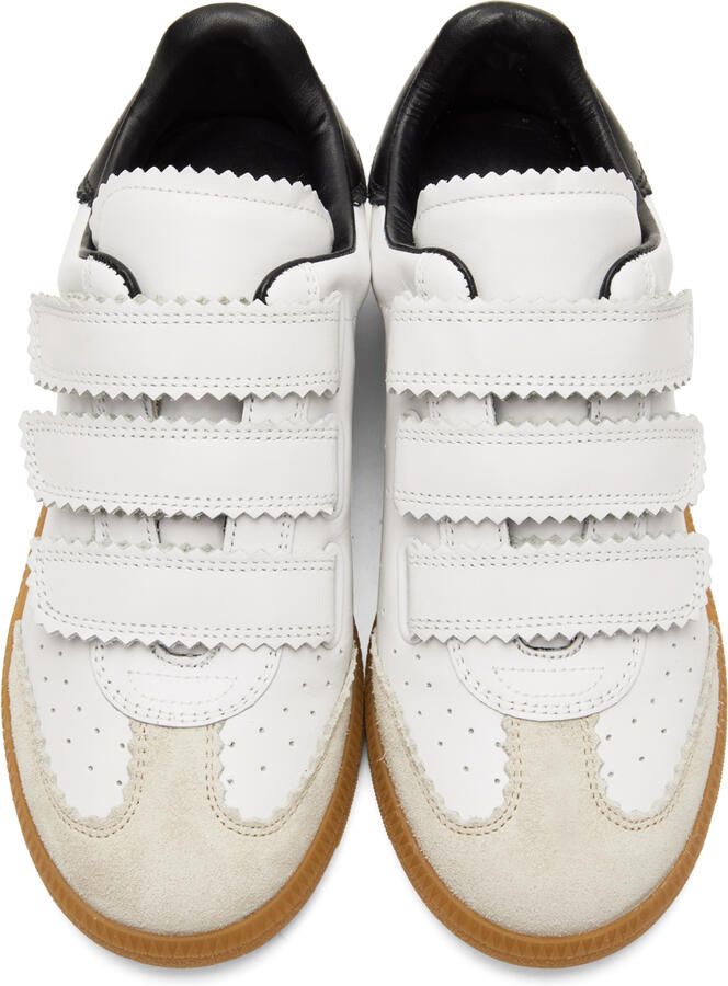 Isabel Marant White Leather Bethy Sneakers