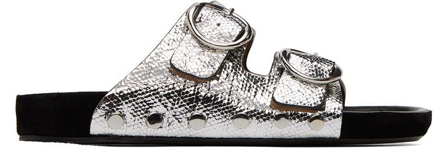 Isabel Marant Silver Lennyo Sandals - Picture 5
