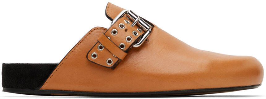 Isabel Marant Tan Leather Mirvin Loafers - Picture 5