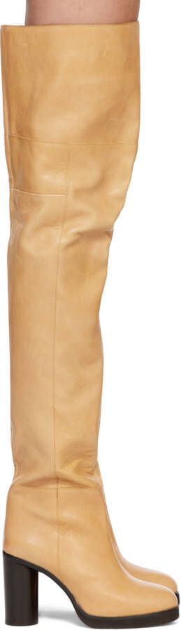 Isabel Marant Tan Lurna Tall Boots