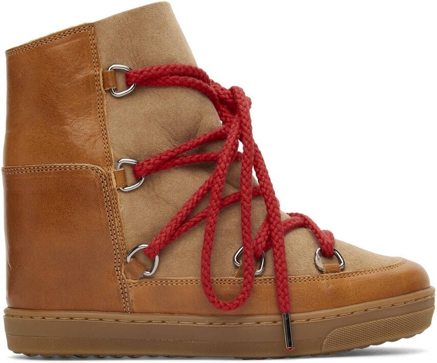 Isabel Marant Tan Nowles Boots - Picture 5