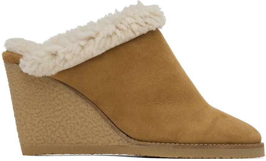 Isabel Marant Tan Takita Wedge Mules