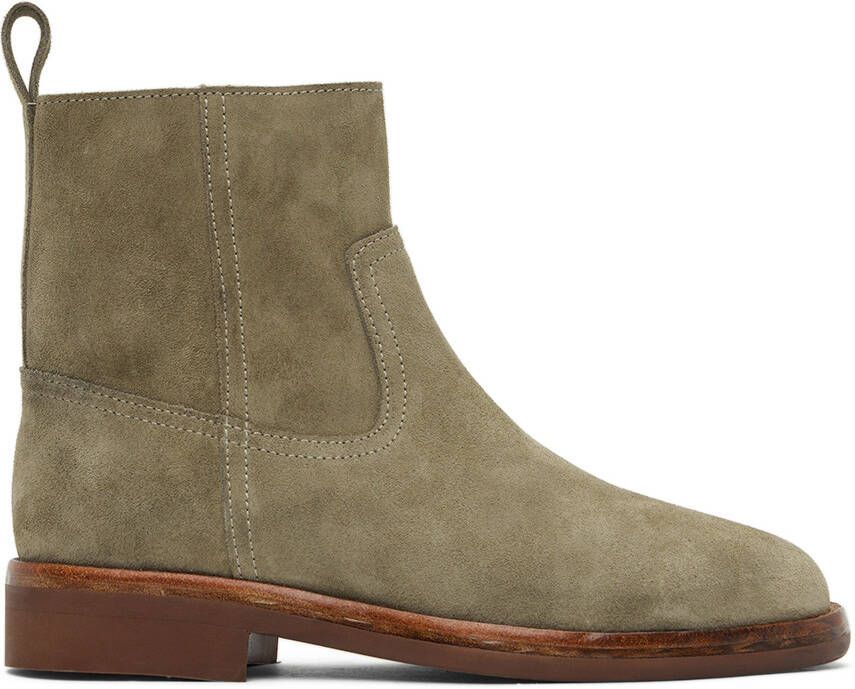 Isabel Marant Taupe Darcus Boots - Picture 5
