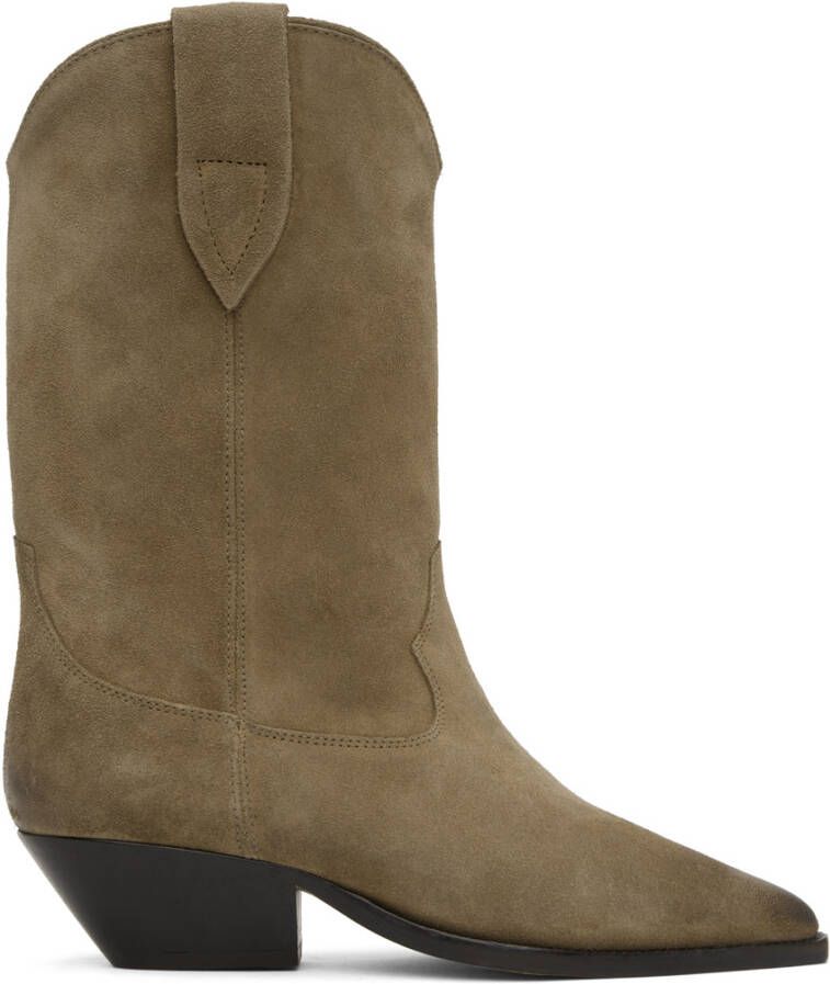 Isabel Marant Taupe Duerto Boots - Picture 5