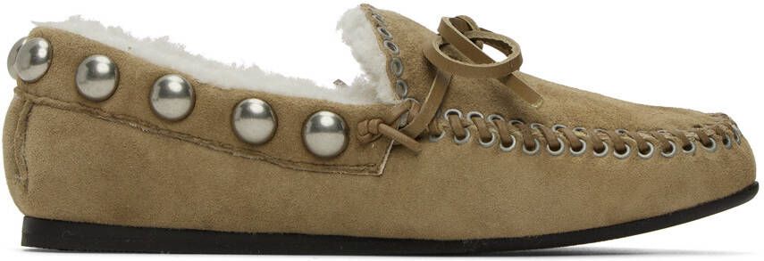 Isabel Marant Taupe Faomee Loafers