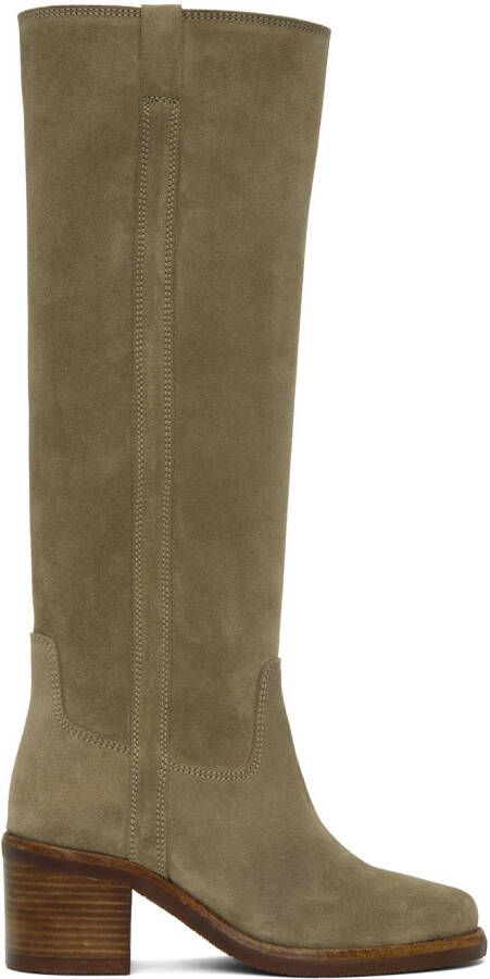 Isabel Marant Taupe Seenia Tall Boots
