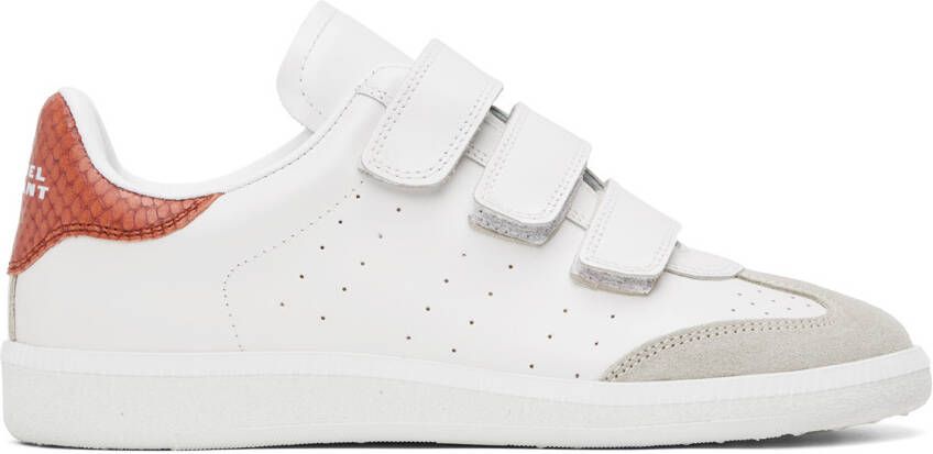 Isabel Marant White & Orange Sneakers