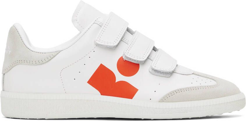 Isabel Marant White & Orange Sneakers - Picture 4