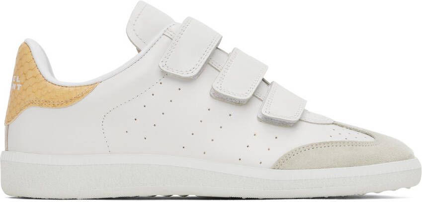 Isabel Marant White & Yellow Beth Sneakers - Picture 5