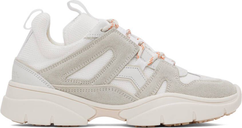 Isabel Marant White Kindsay Sneakers - Picture 4