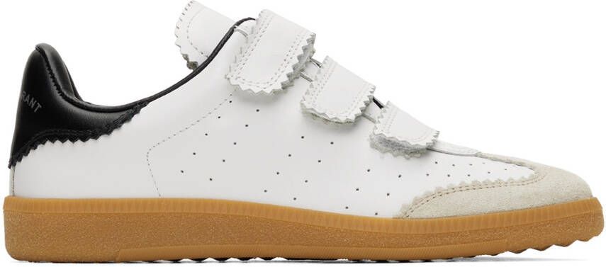 Isabel Marant White Leather Bethy Sneakers - Picture 5