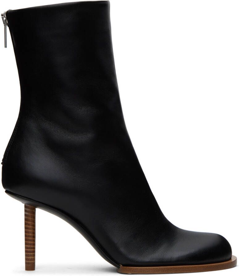 Jacquemus Black Le Chouchou 'Les Bottines Rond Carré' Boots - Picture 2
