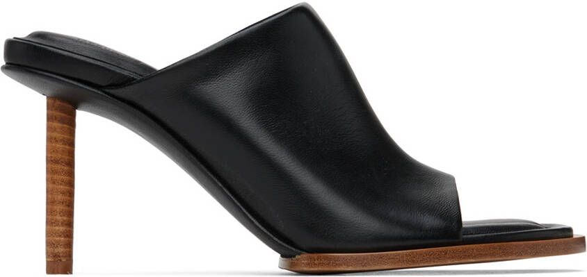 Jacquemus Black Le Raphia 'Les Mules Rond Carré' Mules - Picture 5