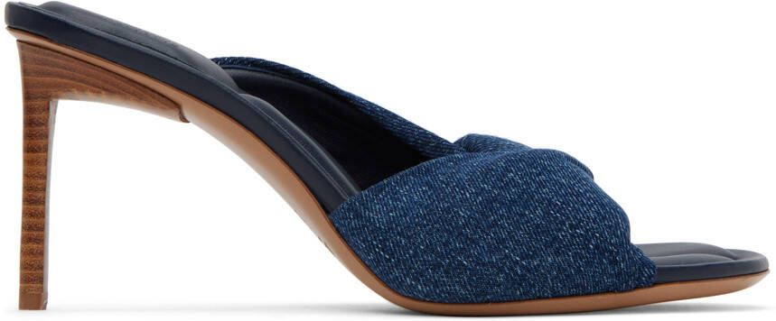 Jacquemus Blue Le Raphia 'Les Mules Bagnu' Heeled Sandals - Picture 3