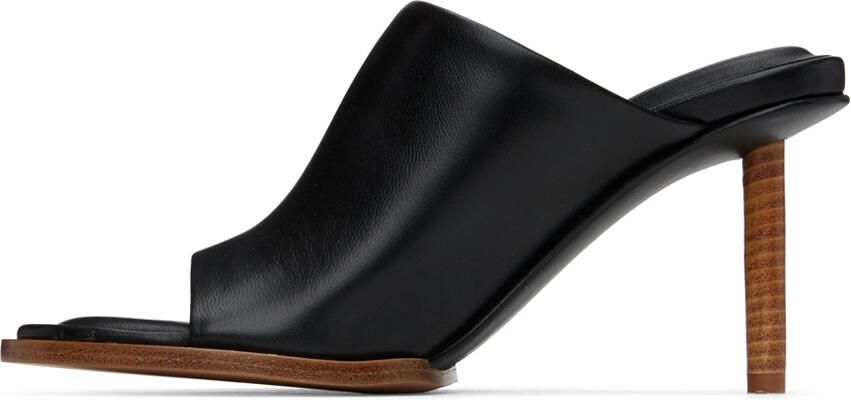 Jacquemus Black Le Raphia 'Les Mules Rond Carré' Mules - Picture 3