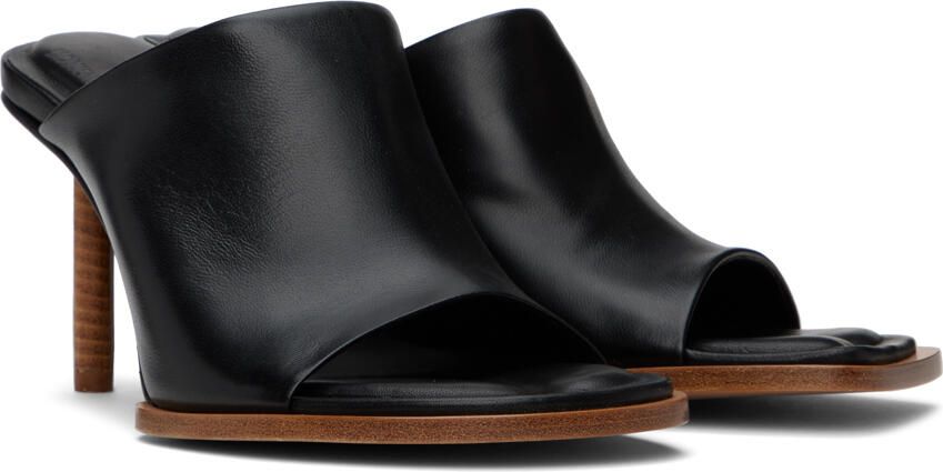 Jacquemus Black Le Raphia 'Les Mules Rond Carré' Mules - Picture 2