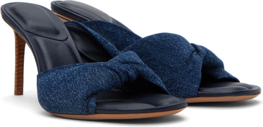 Jacquemus Blue Le Raphia 'Les Mules Bagnu' Heeled Sandals - Picture 2