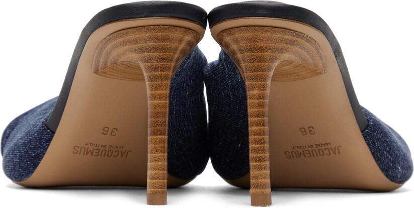 Jacquemus Blue Le Raphia 'Les Mules Bagnu' Heeled Sandals - Picture 6