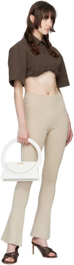 Jacquemus Brown 'Les Mules Bagnu' Heeled Sandals - Picture 4