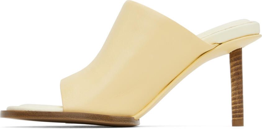 Jacquemus Off-White Le Raphia 'Les Mules Rond Carré' Mules - Picture 2