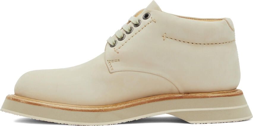 Jacquemus Off-White 'Les Chaussures Bricolo' Lace-Up Work Boots - Picture 3