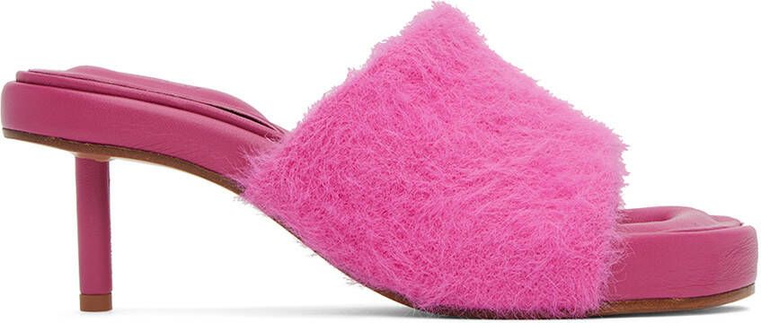 Jacquemus Pink 'Les Mules Argilla' Sandals