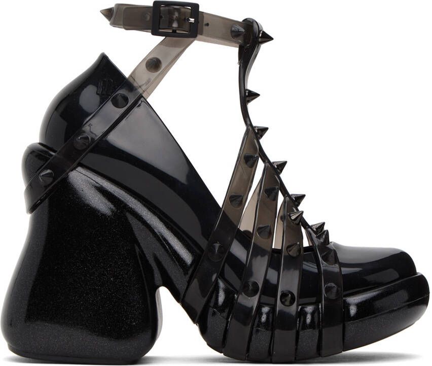 Jean Paul Gaultier Black Melissa Edition Punk Love Heels - Picture 5