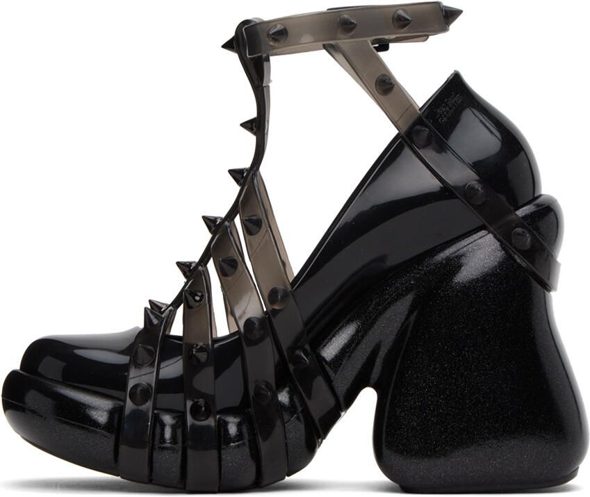 Jean Paul Gaultier Black Melissa Edition Punk Love Heels - Picture 3