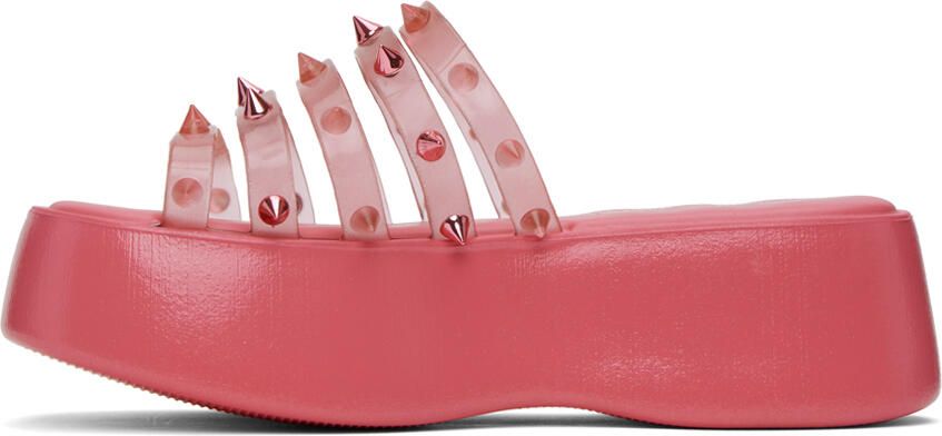 Jean Paul Gaultier Pink Melissa Edition Becky Punk Love Sandals - Picture 3