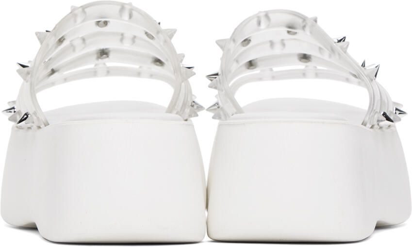 Jean Paul Gaultier White Melissa Edition Becky Punk Love Sandals