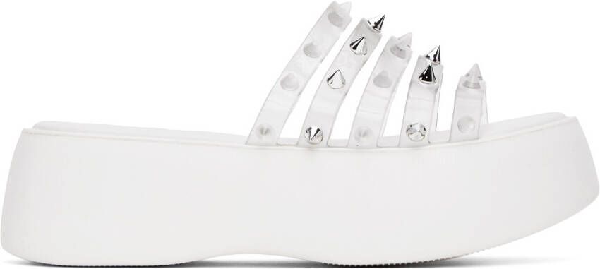 Jean Paul Gaultier White Melissa Edition Becky Punk Love Sandals - Picture 5