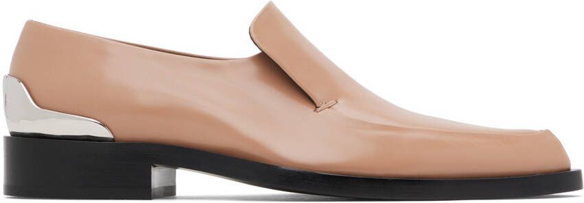 Jil Sander Beige Pointed Toe Loafers - Picture 5