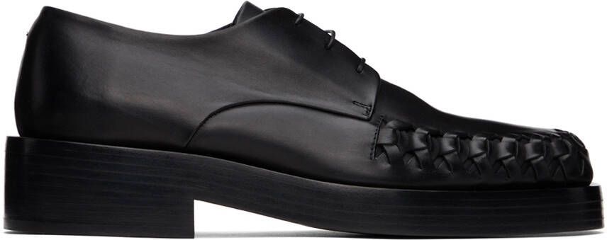 Jil Sander Black Braided Derbys