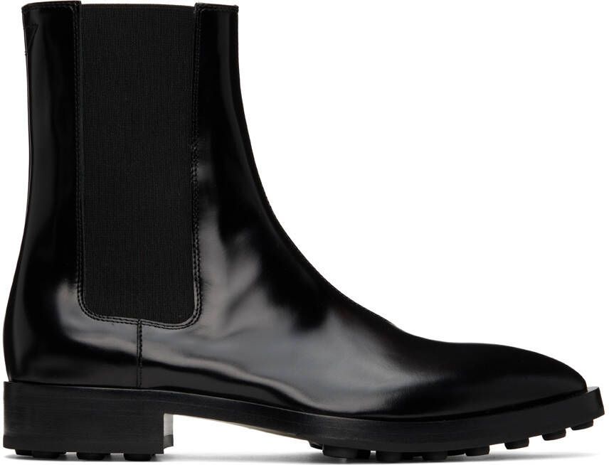 Jil Sander Black Calfskin Chelsea Boots