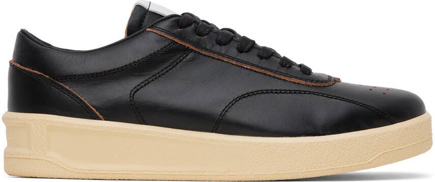 Jil Sander Black Low-Top Sneakers
