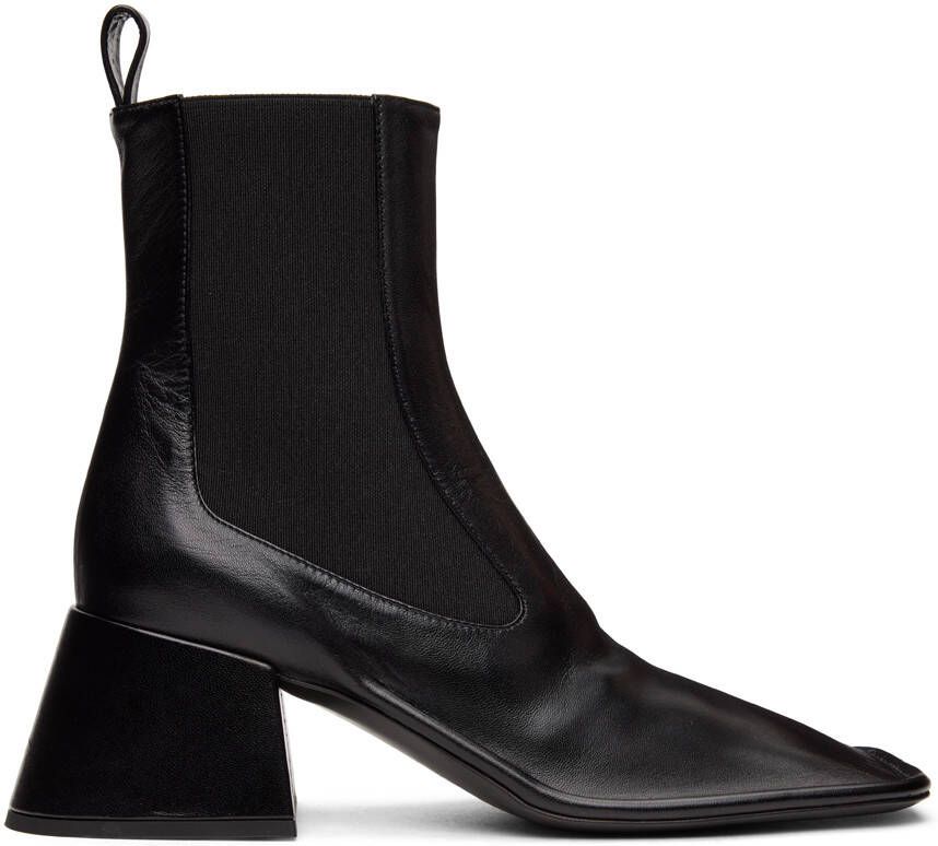 Jil Sander Black Nikki Boots - Picture 5