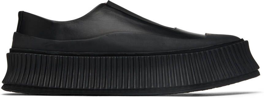 Jil Sander Black Platform Sneakers - Picture 3