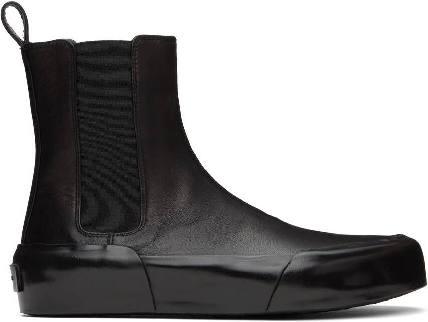 Jil Sander Black Plonge Sneakers - Picture 5