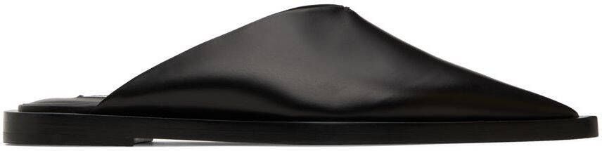 Jil Sander Black Pointed Loafers - Picture 5