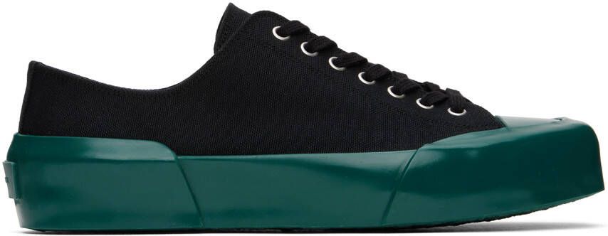 Jil Sander Black Vulcanized Sneakers - Picture 5