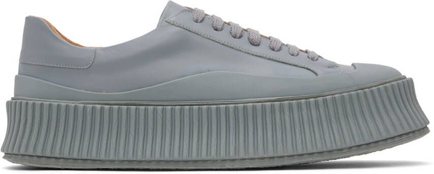 Jil Sander Blue Vulcanized Sneakers - Picture 4