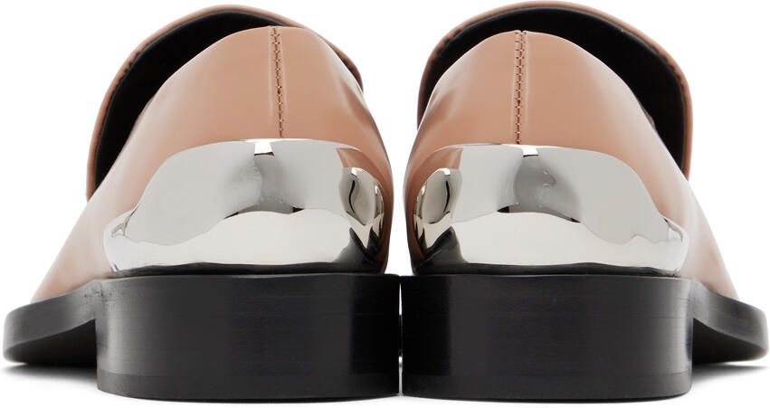 Jil Sander Beige Pointed Toe Loafers