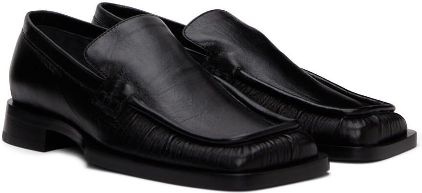 Jil Sander Black Corsaro Loafers - Picture 2