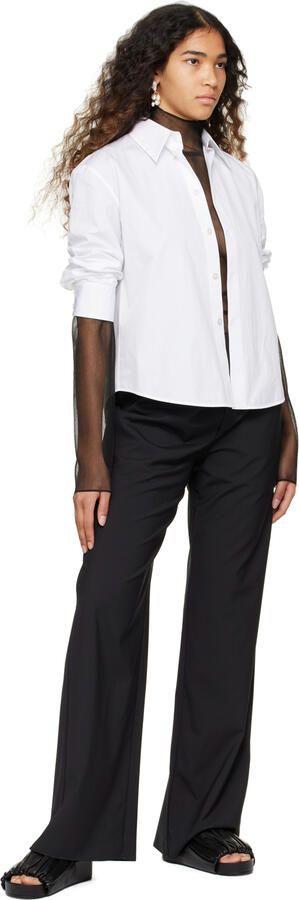 Jil Sander Black Gathered Slides - Picture 4