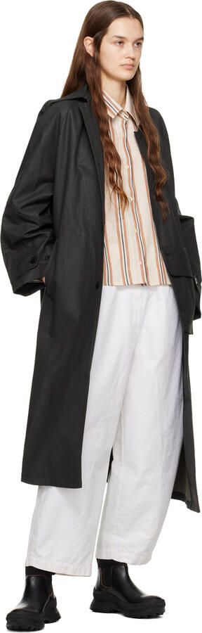 Jil Sander Black Leather Tall Boots - Picture 4