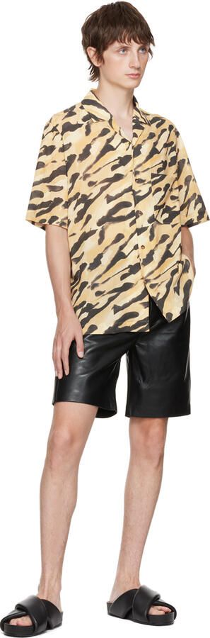 Jil Sander Black Oversize Wrapped Slides