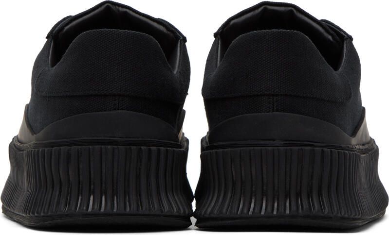 Jil Sander Black Platform Sneakers