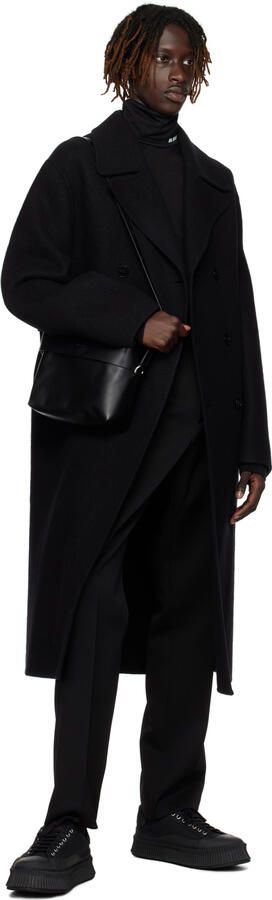 Jil Sander Black Platform Sneakers - Picture 4