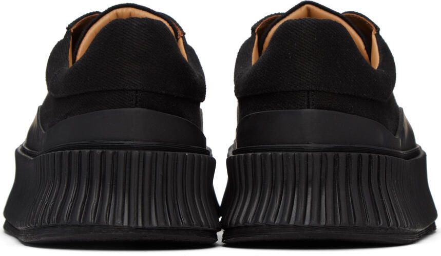 Jil Sander Black Platform Sneakers