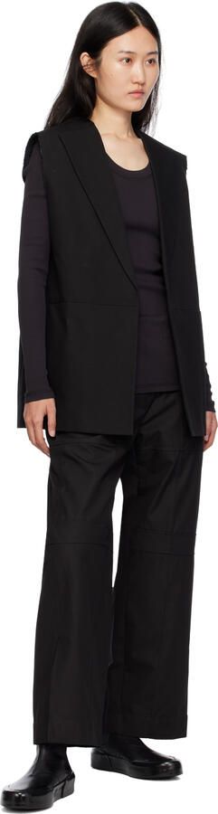 Jil Sander Black Plonge Sneakers - Picture 4